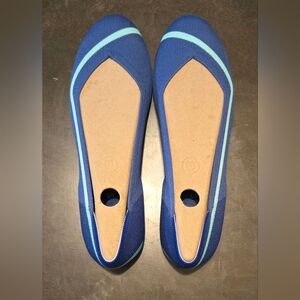 Rothy's Flat - Blue Neon Stripe